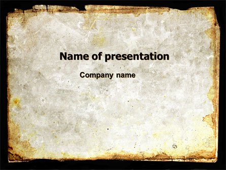 Rusty Background Presentation Template, Master Slide