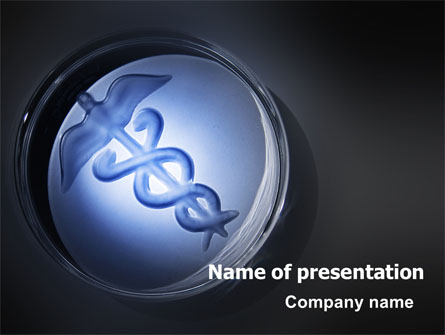 Medicine Presentation Template, Master Slide