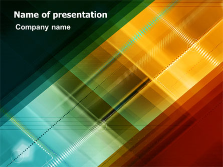Abstract Color Design Presentation Template, Master Slide