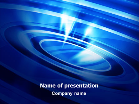 Blue Whirlpool Presentation Template, Master Slide