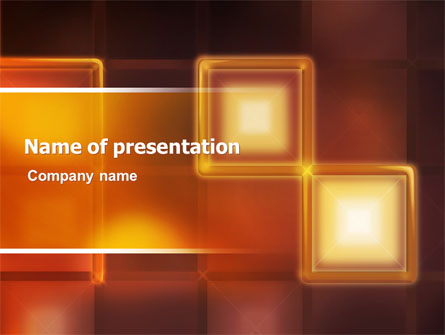 Yellow Boxes Presentation Template, Master Slide