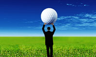 Golf Ball Presentation Template