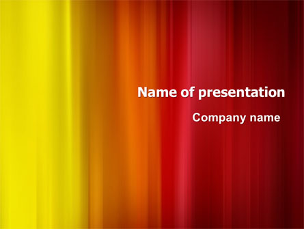 Red and Yellow Presentation Template, Master Slide