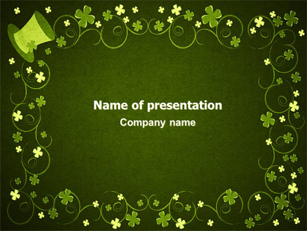 Irish Theme Presentation Template, Master Slide