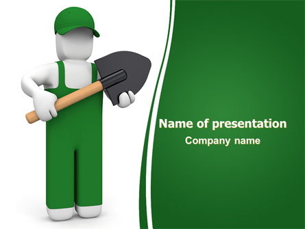 Digger Free Presentation Template, Master Slide