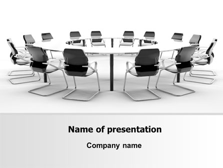 Roundtable Discussion Presentation Template, Master Slide