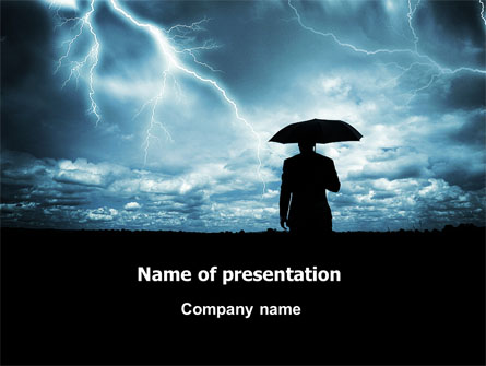 Stormy Times Presentation Template, Master Slide