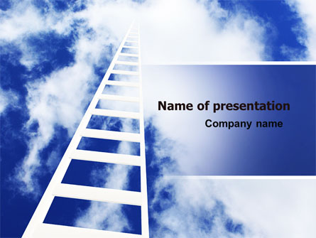 Ladder to Heaven Presentation Template, Master Slide