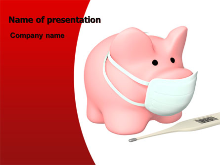 Swine Flu Presentation Template, Master Slide