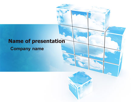 Restoring Sky Presentation Template, Master Slide