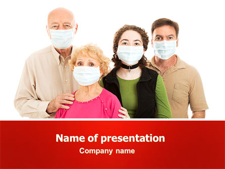 Epidemic Precautions Presentation Template, Master Slide