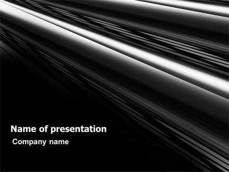 Black Steel Presentation Template, Master Slide