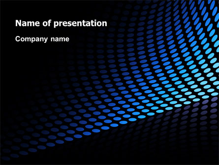 Abstract Blue Grid Presentation Template, Master Slide