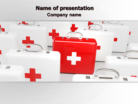 Emergency Medicine Chest Presentation Template, Master Slide