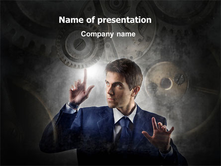 Business Administration Presentation Template, Master Slide