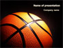 Basketball Ball on NBA Colors Floor slide 1