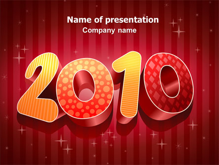 N 2010 Yr Presentation Template, Master Slide