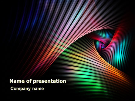 Digital Palette Presentation Template, Master Slide