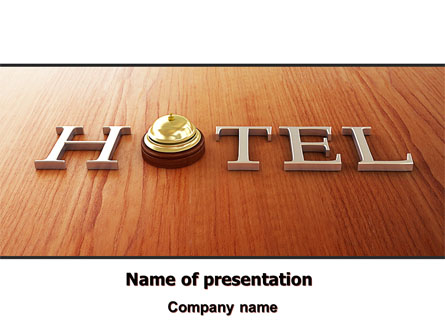 Hotel Check-in Presentation Template, Master Slide