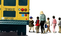 School Bus Stop Presentation Template
