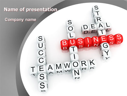 Business Game Presentation Template, Master Slide