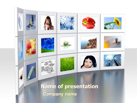 Stock Images Presentation Template, Master Slide