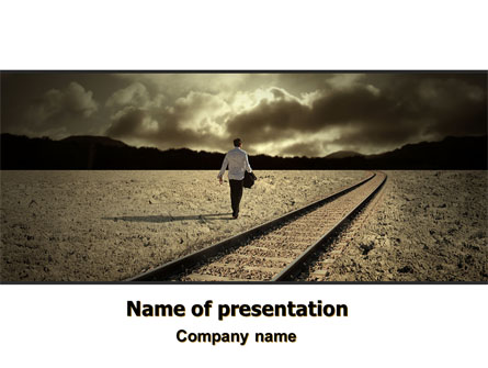 Life Path Presentation Template, Master Slide