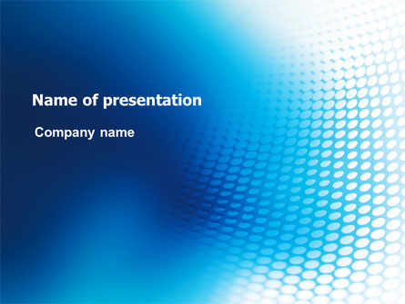 Blue Grid Background Presentation Template, Master Slide