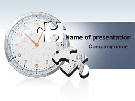 Time Shortage Presentation Template, Master Slide