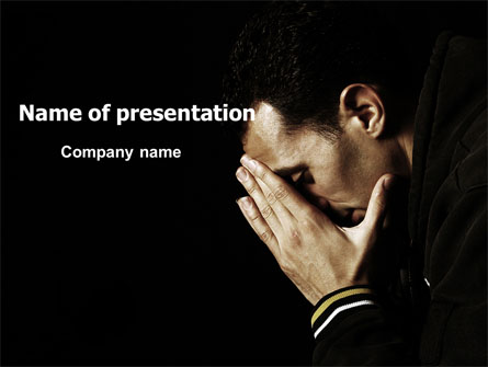 Distress Presentation Template, Master Slide