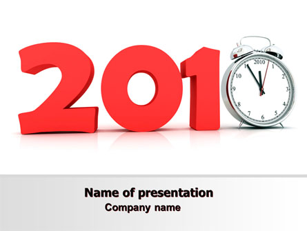 2010 Ticking Presentation Template, Master Slide
