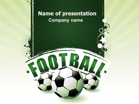 Football World Cup Presentation Template, Master Slide