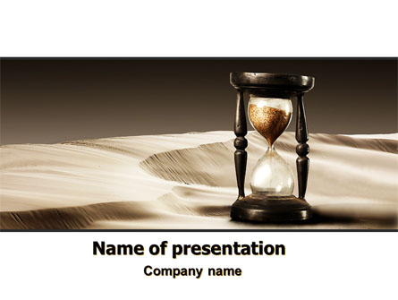 Sands of Time Presentation Template, Master Slide