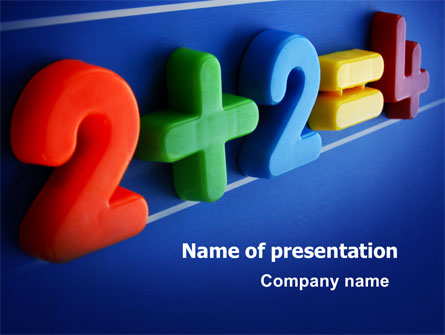 Two Plus Two Presentation Template, Master Slide