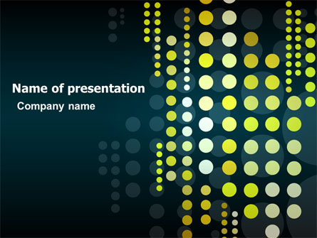 Dotted Theme Presentation Template, Master Slide