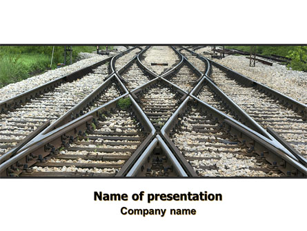 Railways Presentation Template, Master Slide