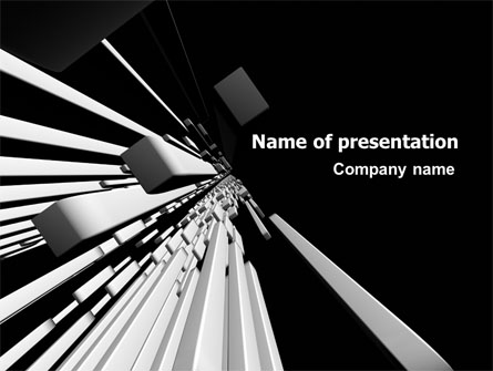 Abstract Parallels Presentation Template, Master Slide