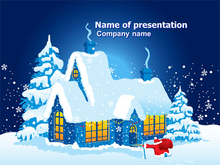 Winter Holidays Presentation Template, Master Slide
