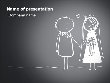 Married Couple Presentation Template, Master Slide