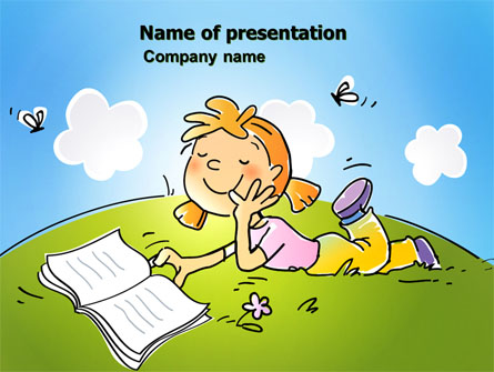 Carefree Child Presentation Template, Master Slide
