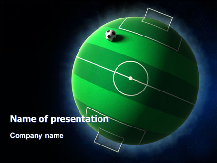 Football Planet Presentation Template, Master Slide