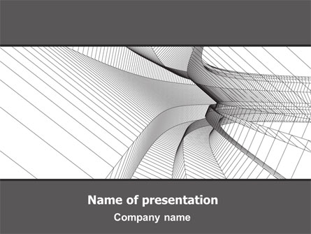 Abstract Tunnel Turn Presentation Template, Master Slide