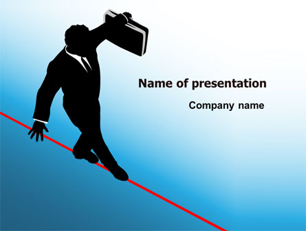 Rope Walker Presentation Template, Master Slide