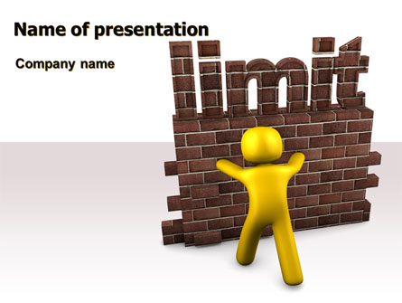 Limit Presentation Template, Master Slide