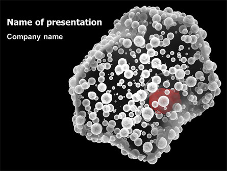 White Blood Cell Presentation Template, Master Slide