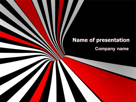 Abstract Vortex Presentation Template, Master Slide