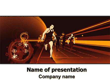 Runner Theme Presentation Template, Master Slide
