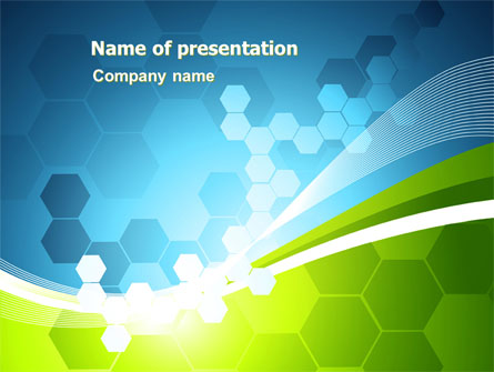 Yellow and Green Theme Presentation Template, Master Slide