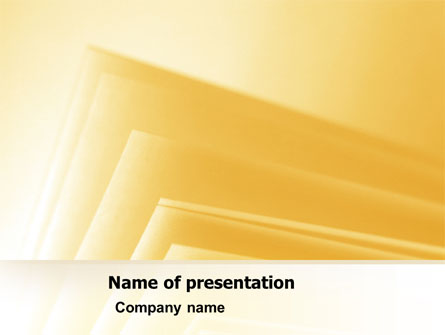 Yellow Pages Free Presentation Template, Master Slide