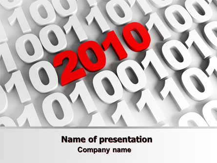 2010 Presentation Template, Master Slide